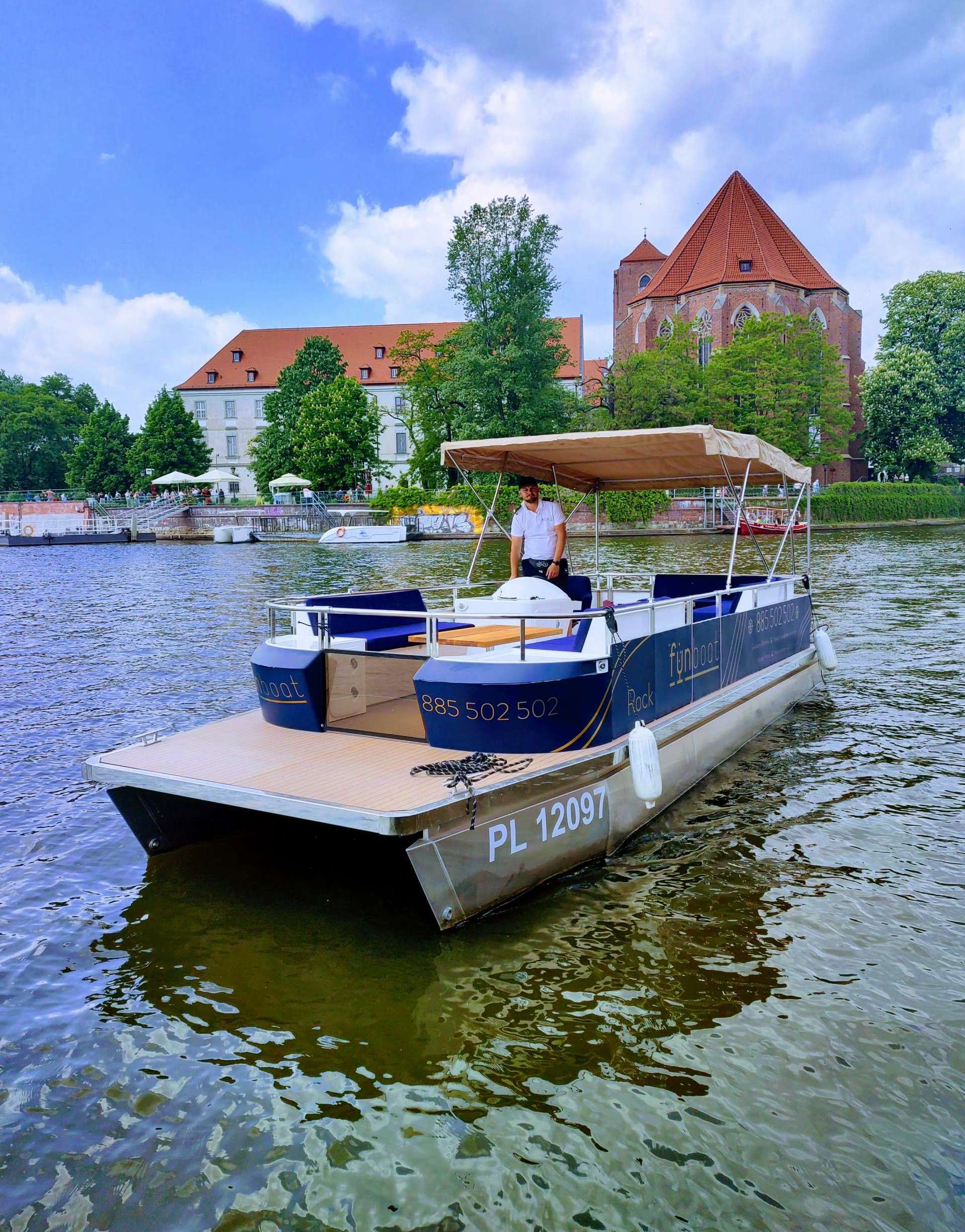 łódz Rock Funboat, Przystań Włostowica, Wrocław